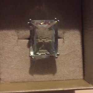 SS Large Checkerboard Cut Real Prasiolite